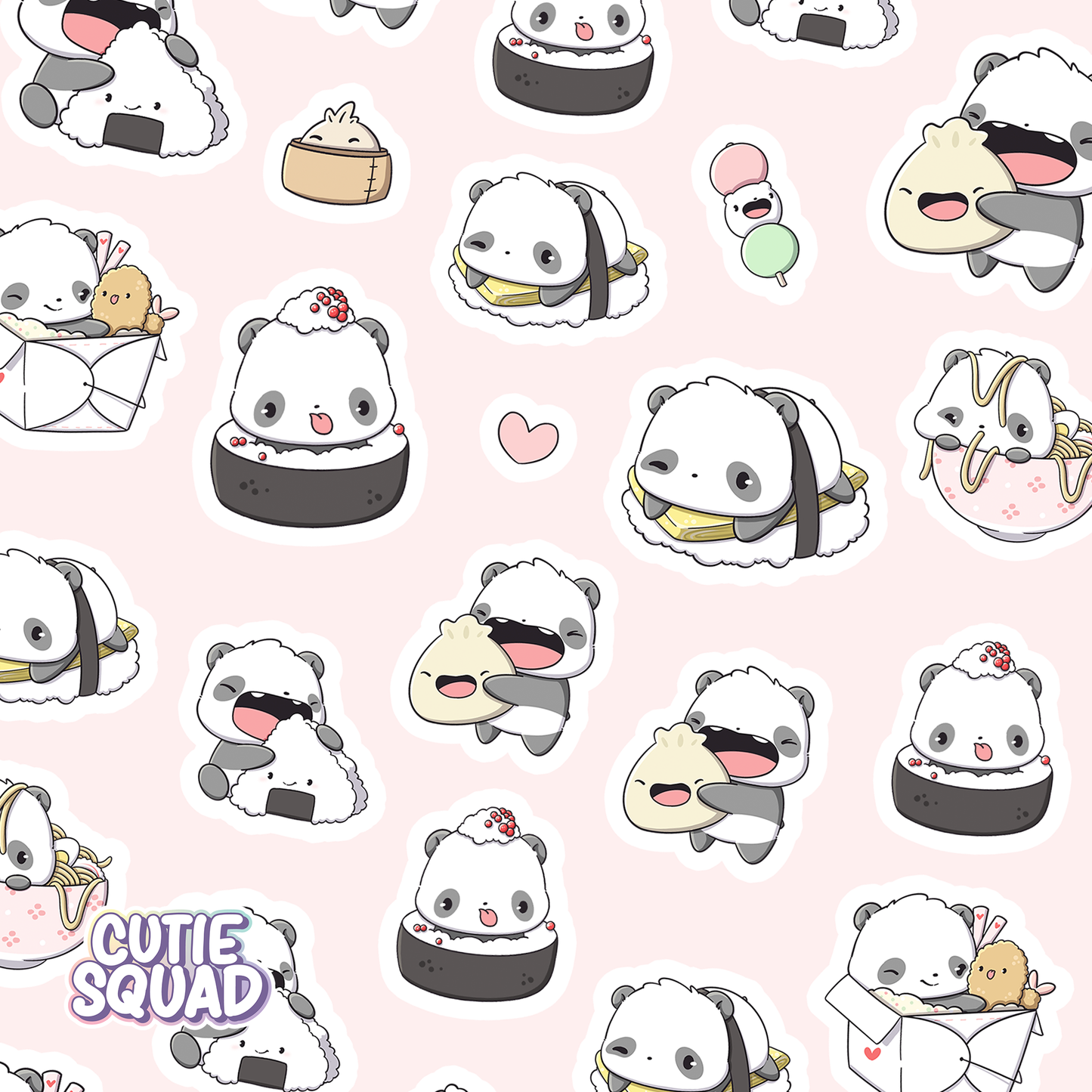 Panda Tray | Sticker Sheet