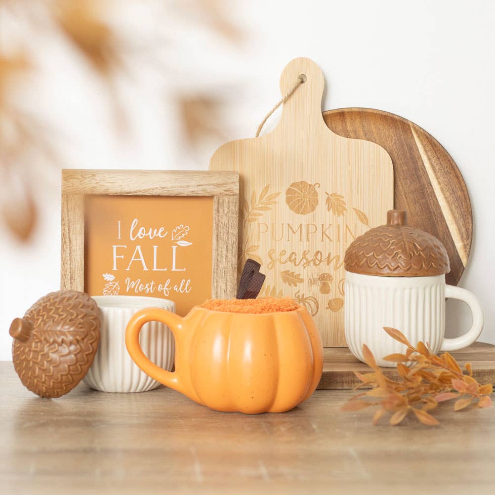 Pumpkin Mug & Socks Set