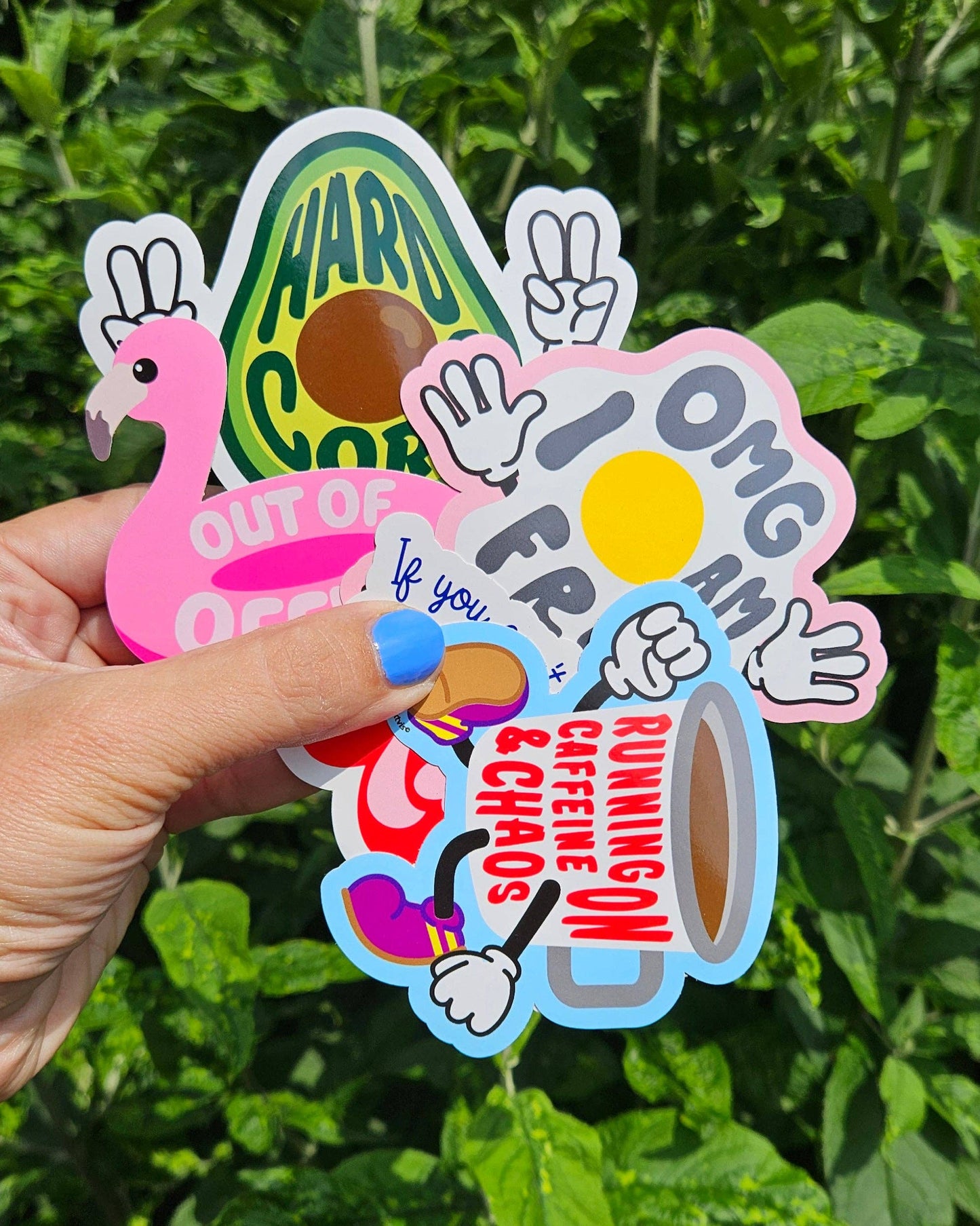 Out of Office Flamingo Sticker