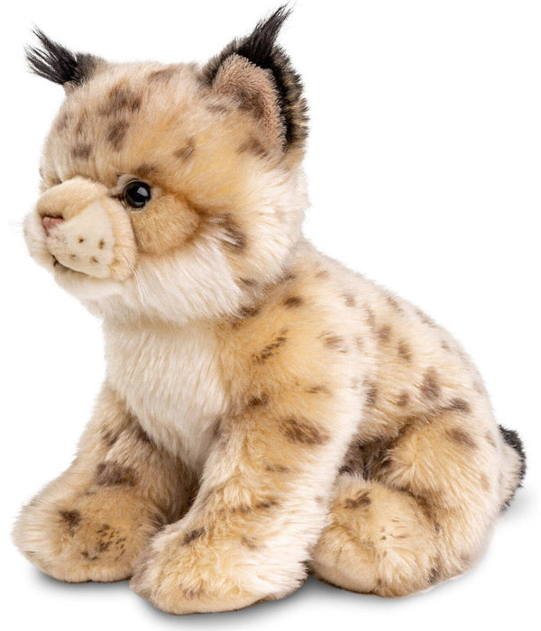 Peluche petit lynx assis Uni Toys