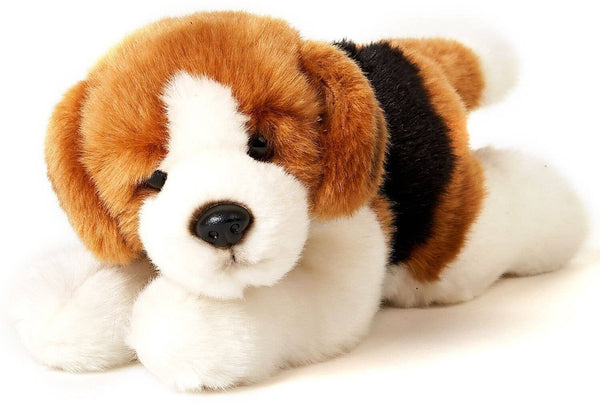 Peluche Chiot beagle, couché Uni Toys
