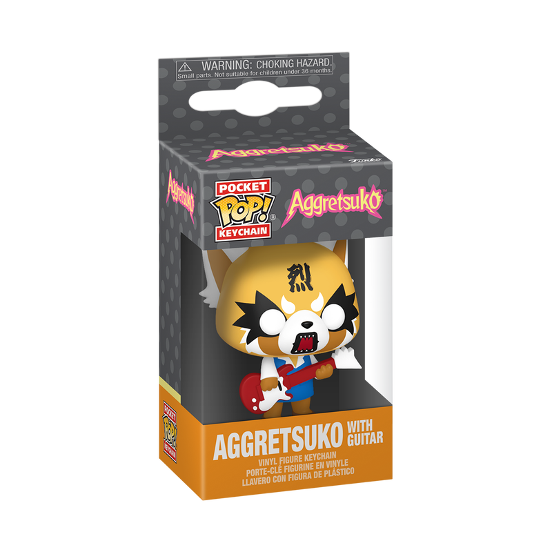 Pop! Keychain Aggretsuko with Guitar