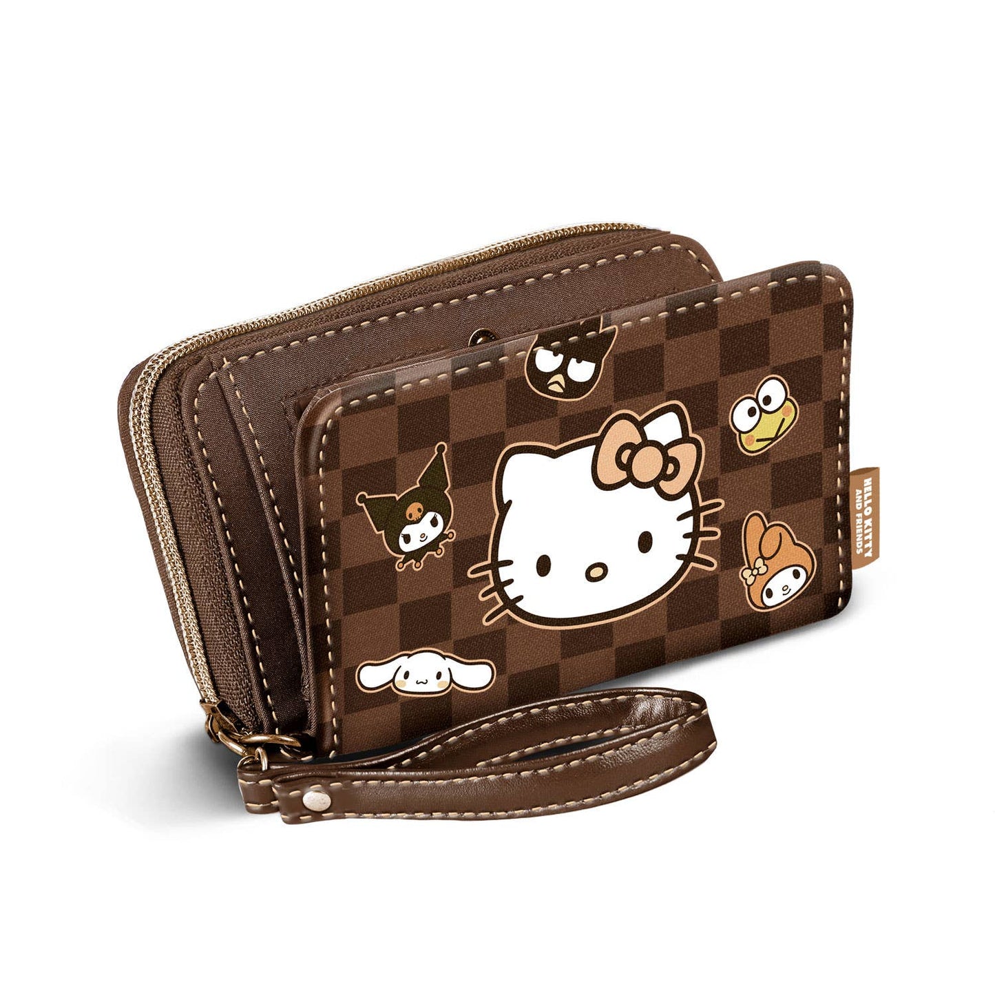 Hello Kitty Checkered Wallet