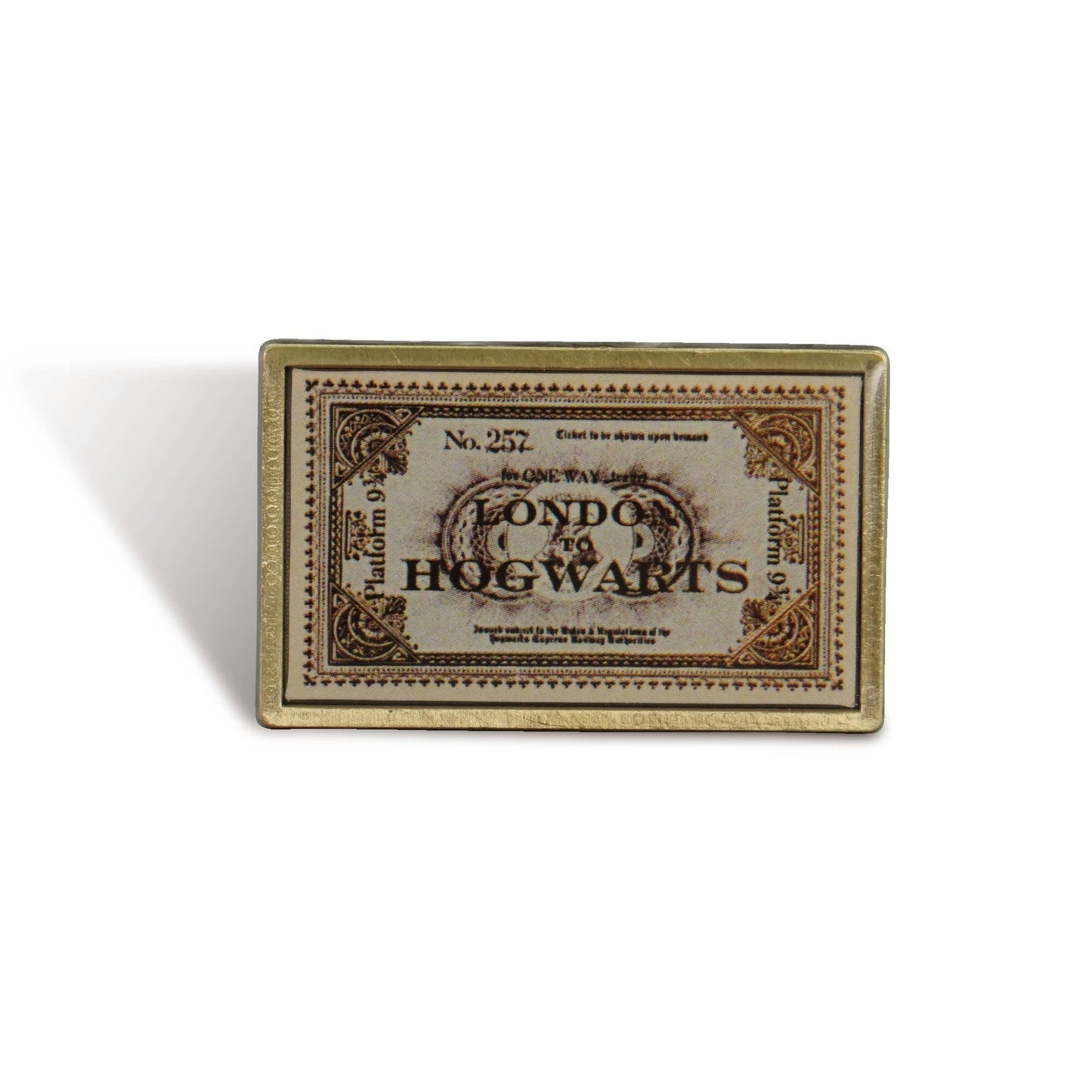 Spilla - Harry Potter (biglietto da Londra a Hogwarts)