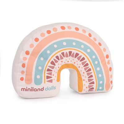 ML Promo: COUSSIN ARC-EN-CIEL 33x15x47cm, recevez 1 coussin arc-en-ciel pour chaque commande de Miniland de € 500