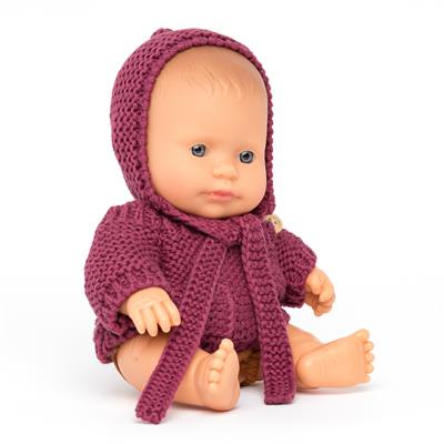 ML Poupées: POUPÉE BÉBÉ GARCON EUROPEEN HABILLÉES 21cm, parfumée vanille, imperméable, en résine. Made in Spain, 10m+
