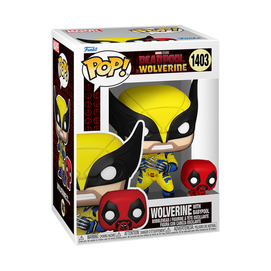 Pop! & Buddy Wolverine with Babypool