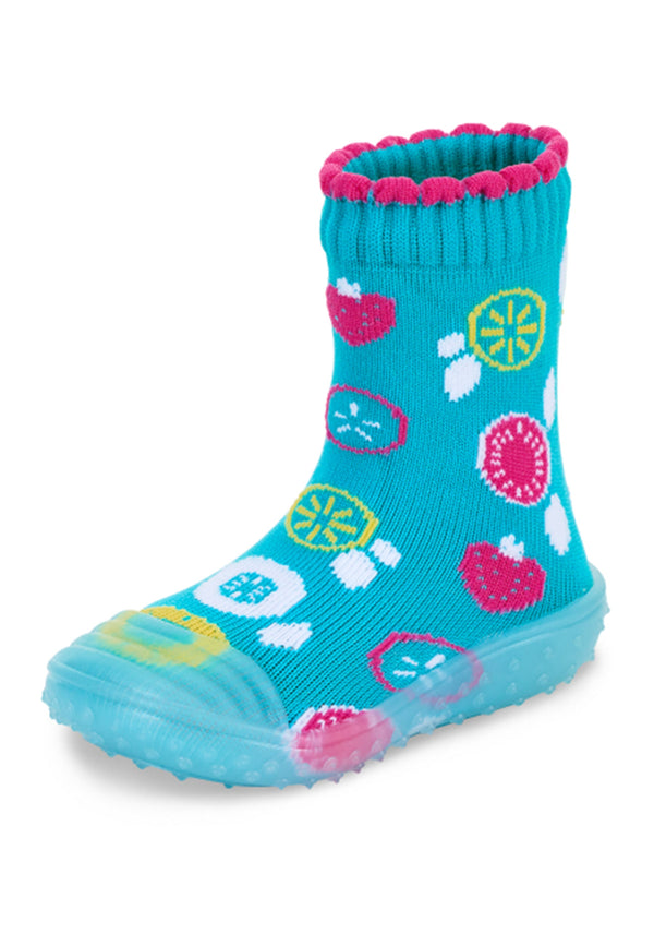 Adventure socks turquoise fruits
