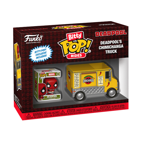 Funko Bitty Pop! Rides Deadpool avec Camion Chimichanga