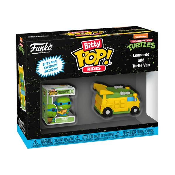 Funko Bitty Pop! Rides Leonardo and Turtle Van