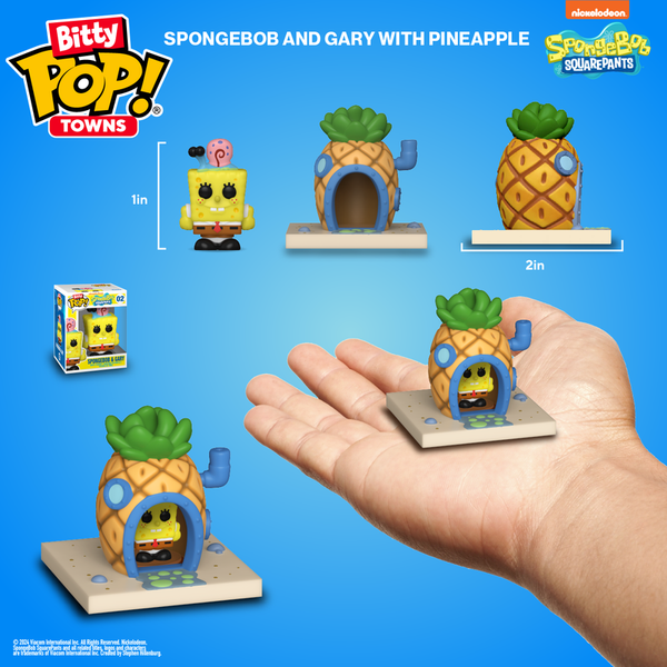 Funko Bitty Pop! Towns Bob l'éponge et sa Maison Ananas