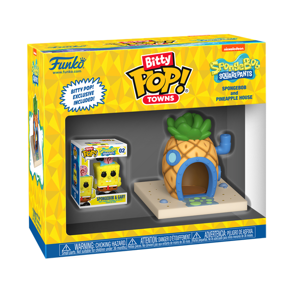 Funko Bitty Pop! Towns Bob l'éponge et sa Maison Ananas