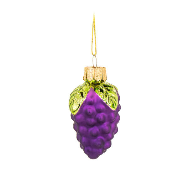 Grape cluster Christmas baubles