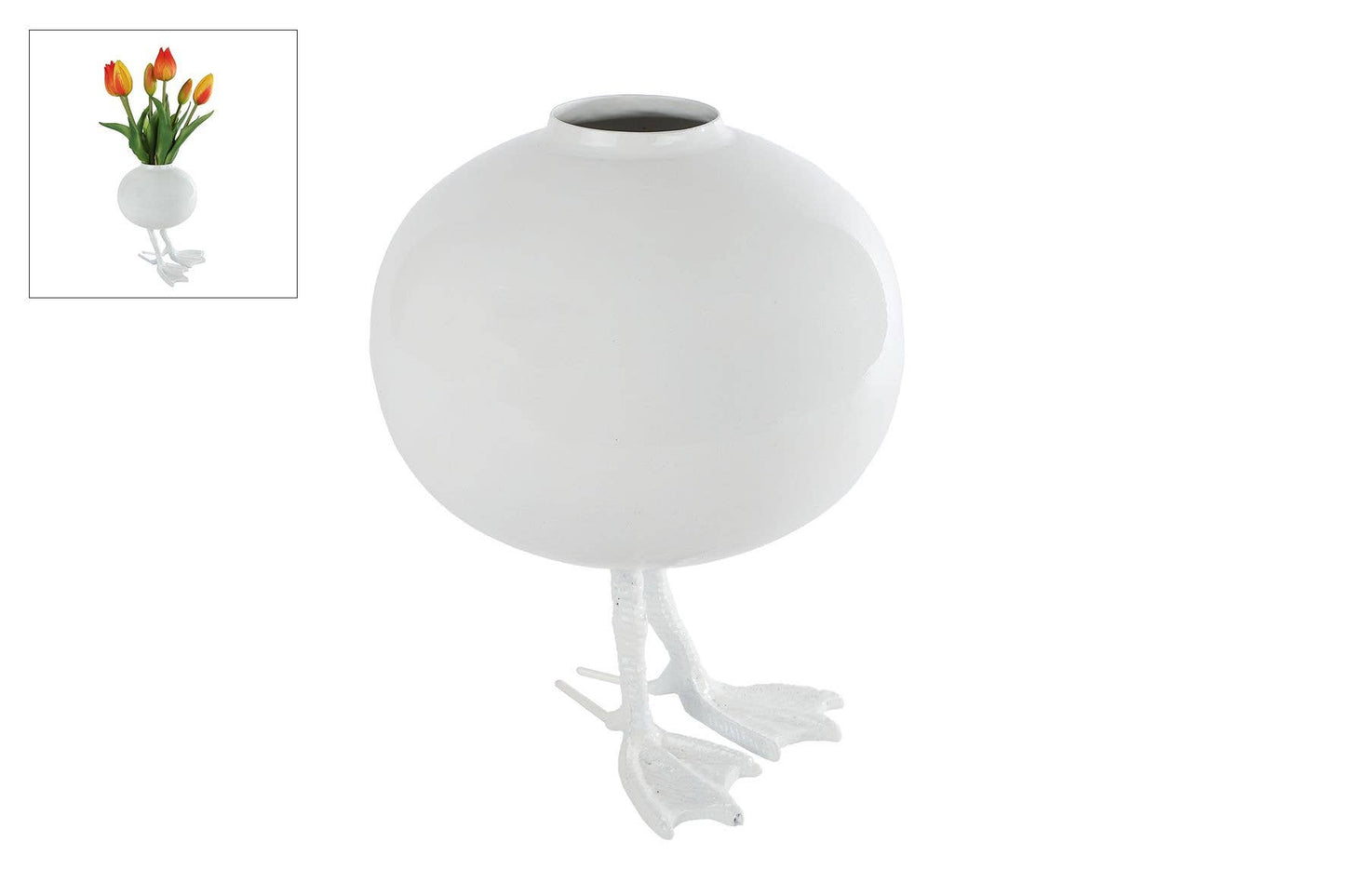 "Duck" vase L on legs