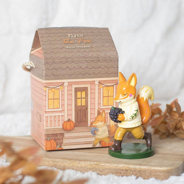 Autumn Flynn Fox Ornament-Figurine