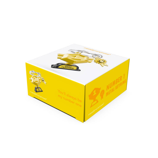 Best Teacher Trophy Keychain