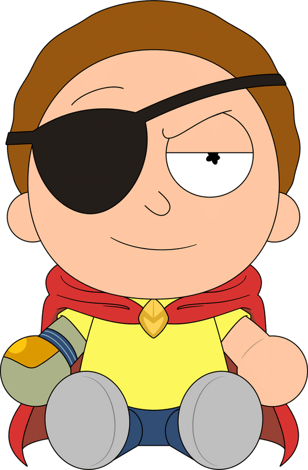 Evil Morty Peluche (9in)