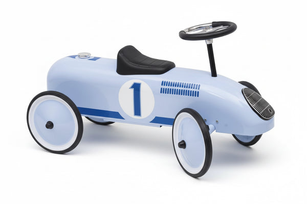 Trotteur: BLEU avec NUMERO 1 73,5x35x34,5cm, en métal et plastique, 1+