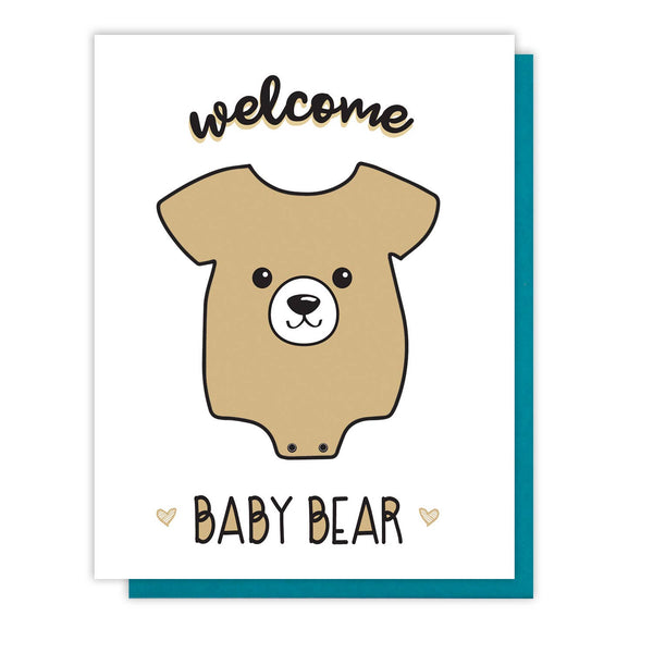 “Welcome Baby Bear” Bear Card