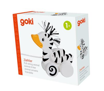 Pull-Along Animal - Zebra Duck