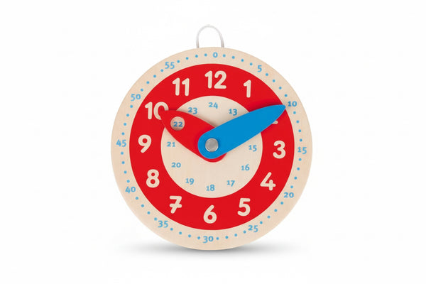 Wooden Clock to Learn to Tell Time