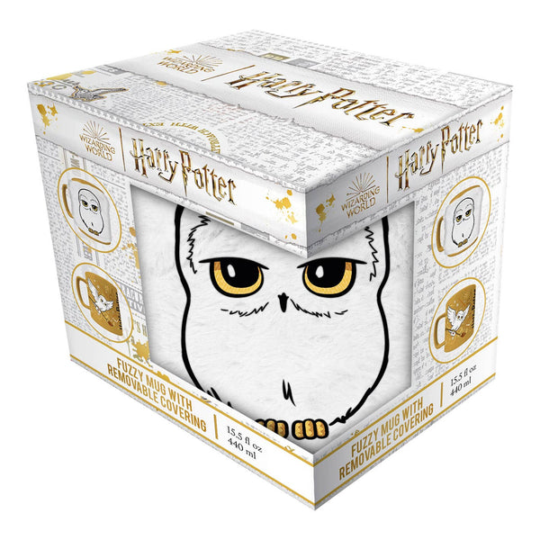 Fuzzy Harry Potter Mug - Hedwig