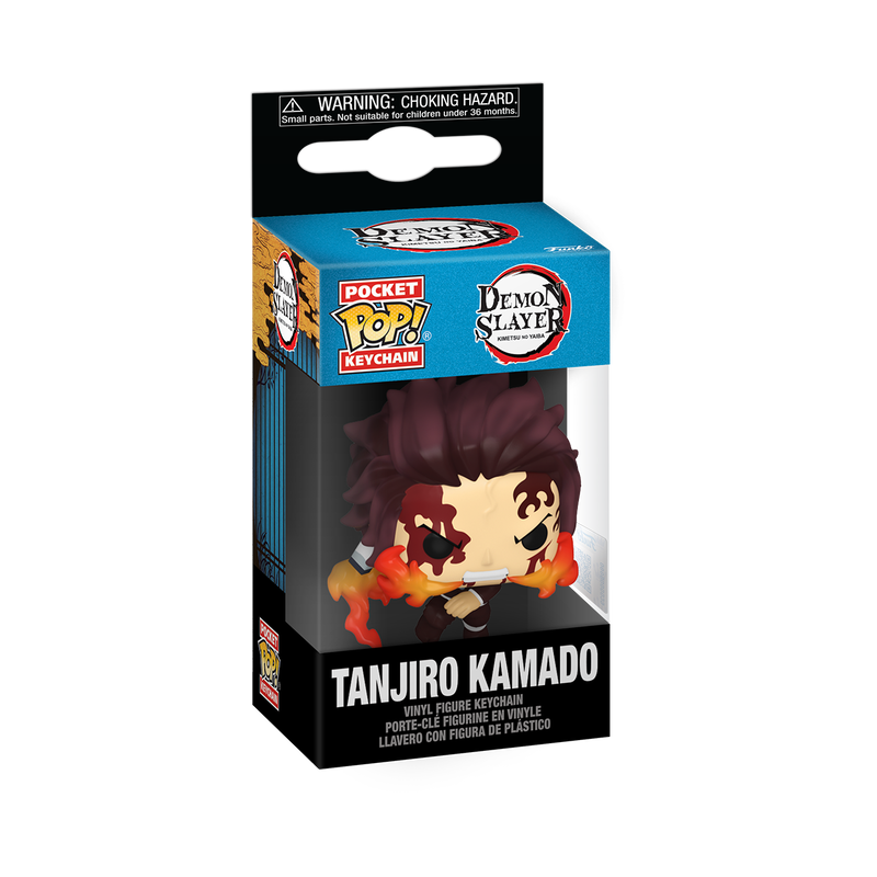Porte-clés Funko Pop! Tanjiro Kamado Dancing Flash – vue alternative