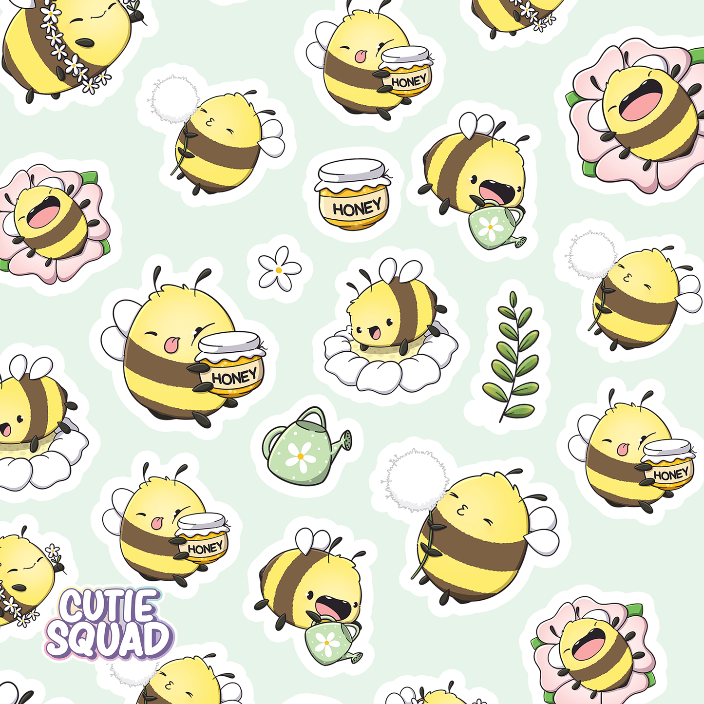 Flowery Bee | Sticker Sheet