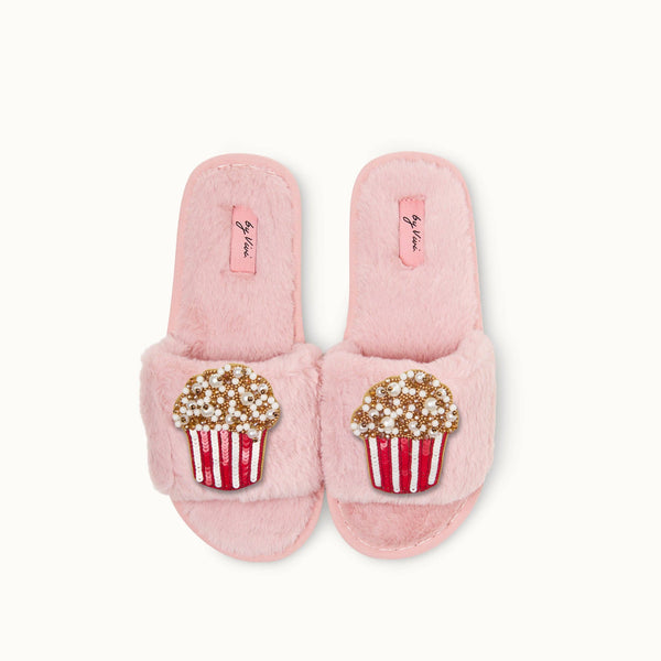 Paire de broches pour Chaussons - Popcorn