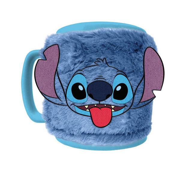 Fuzzy Lilo & Stitch Mug - Stitch Face