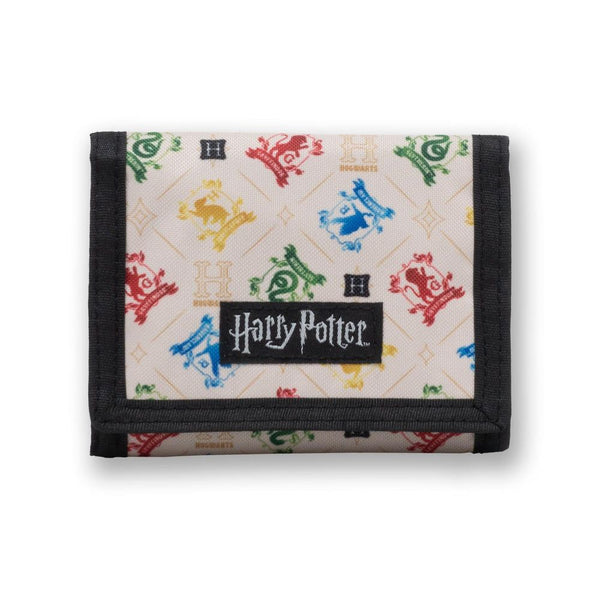 Portefeuille Harry Potter blasons de Poudlard en nylon