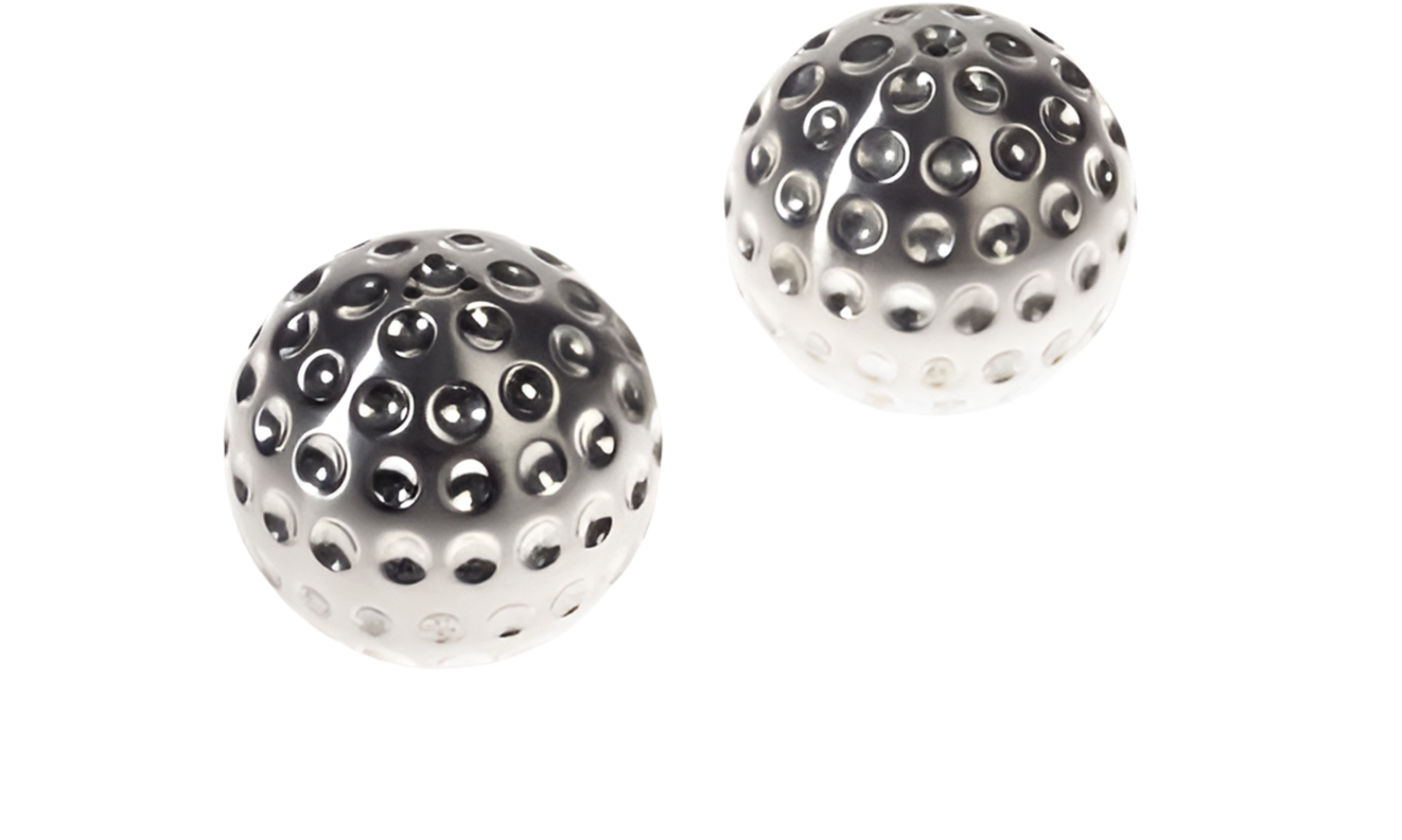 Salt and pepper golf ball