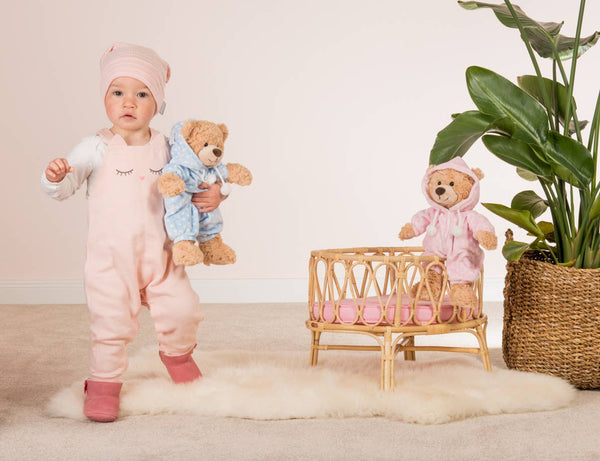 Peluche Ours en Pyjama Bleu - Teddy Hermann