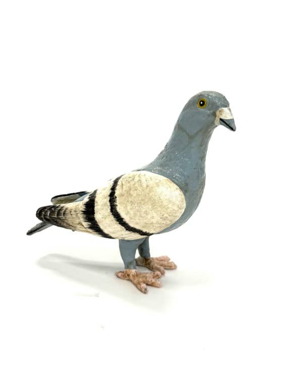 Cast Iron Pigeon Figurine
