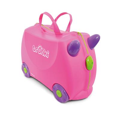 Trunki Ride-on: ROSE Trixie 46x30x21cm, emballage polyglotte, empilable, emballé à l'unité dans une boite VPC, 3+