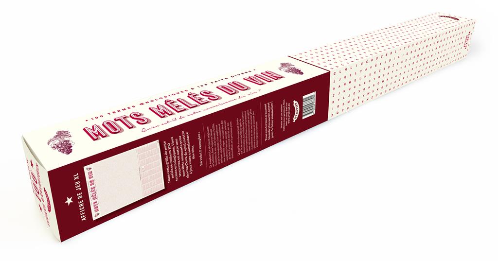 XL Game Poster - Wine Word Search