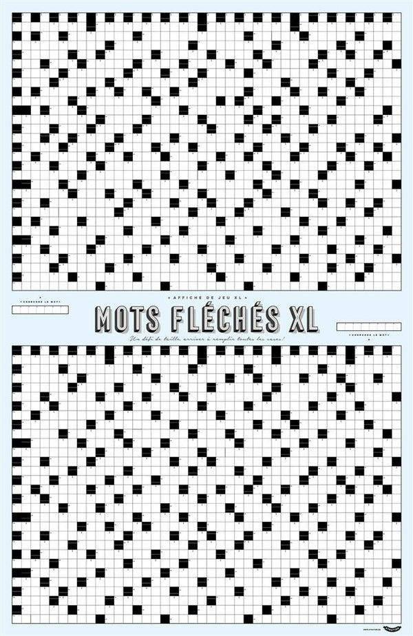 XL Game Poster - Crosswords