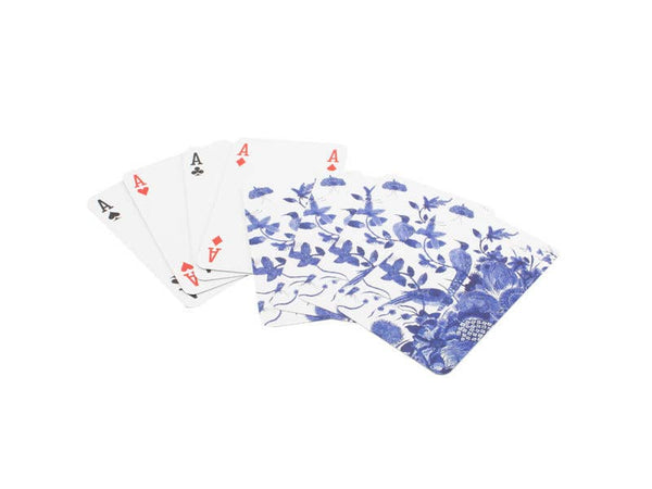 Playing cards, Delft blue birds