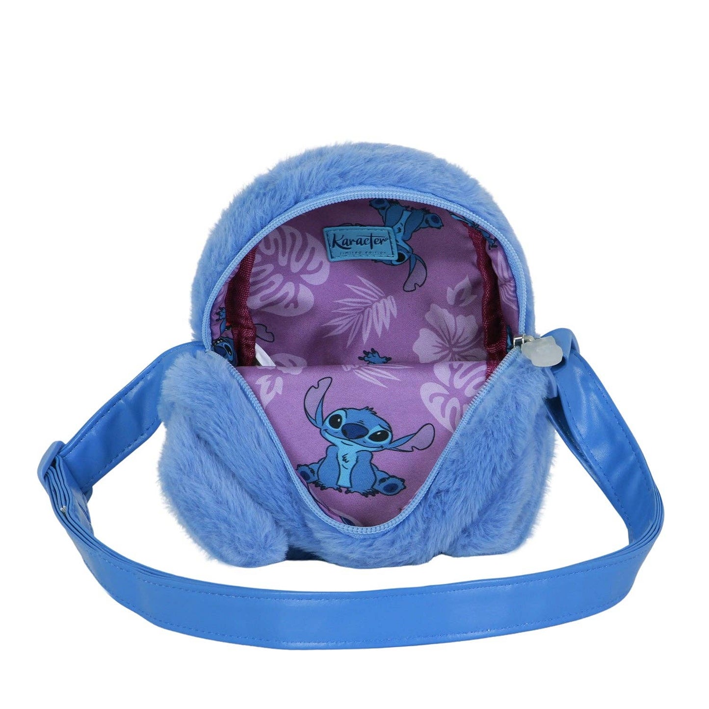 Sac à Bandoulière Carré Plush Disney Lilo & Stitch « Heart »