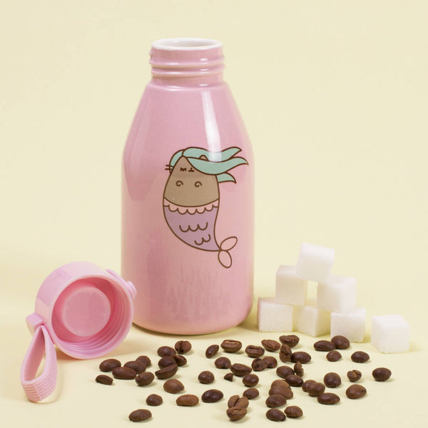 Pusheen Ceramic Water Bottle - Mermaid