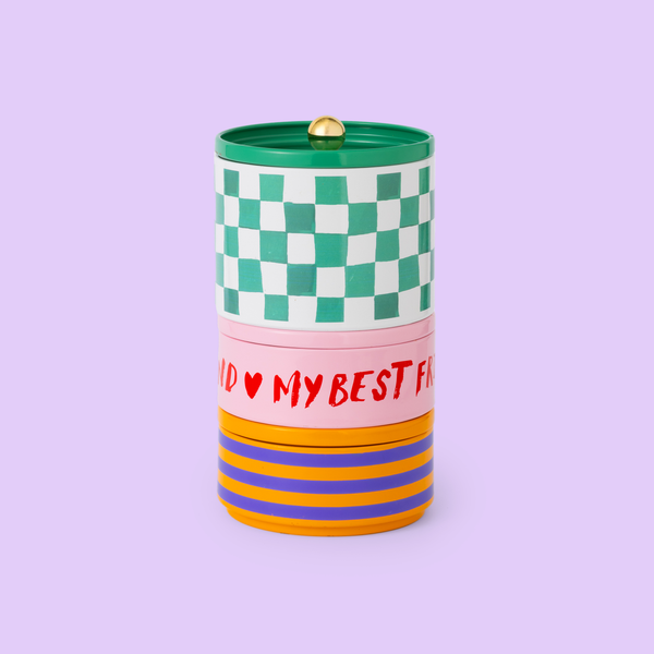 Stackable candy jar