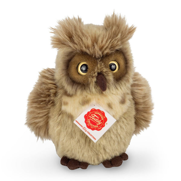 Peluche Chouette Grise-Brune - Teddy Hermann