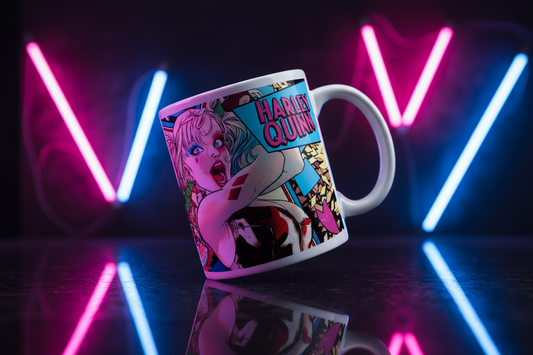 Mug DC Comics - Harley Quinn Neon