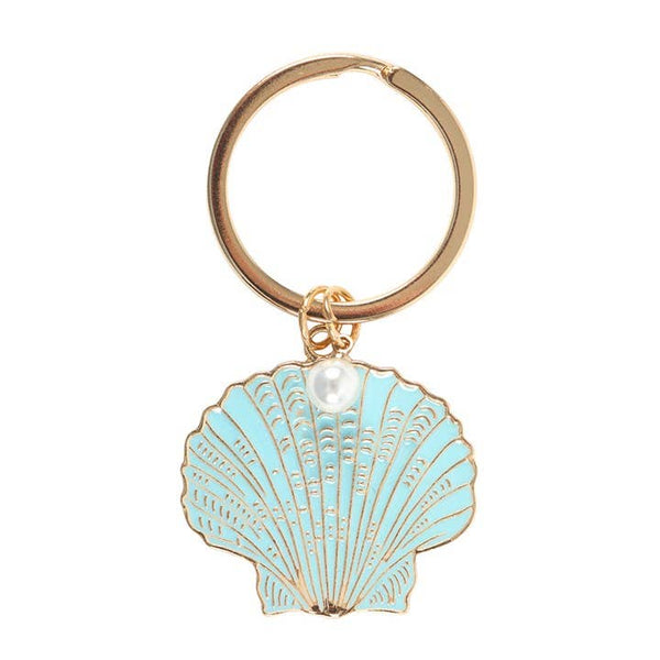 Porte-clés Coquillage et Perle « The World is your Oyster »
