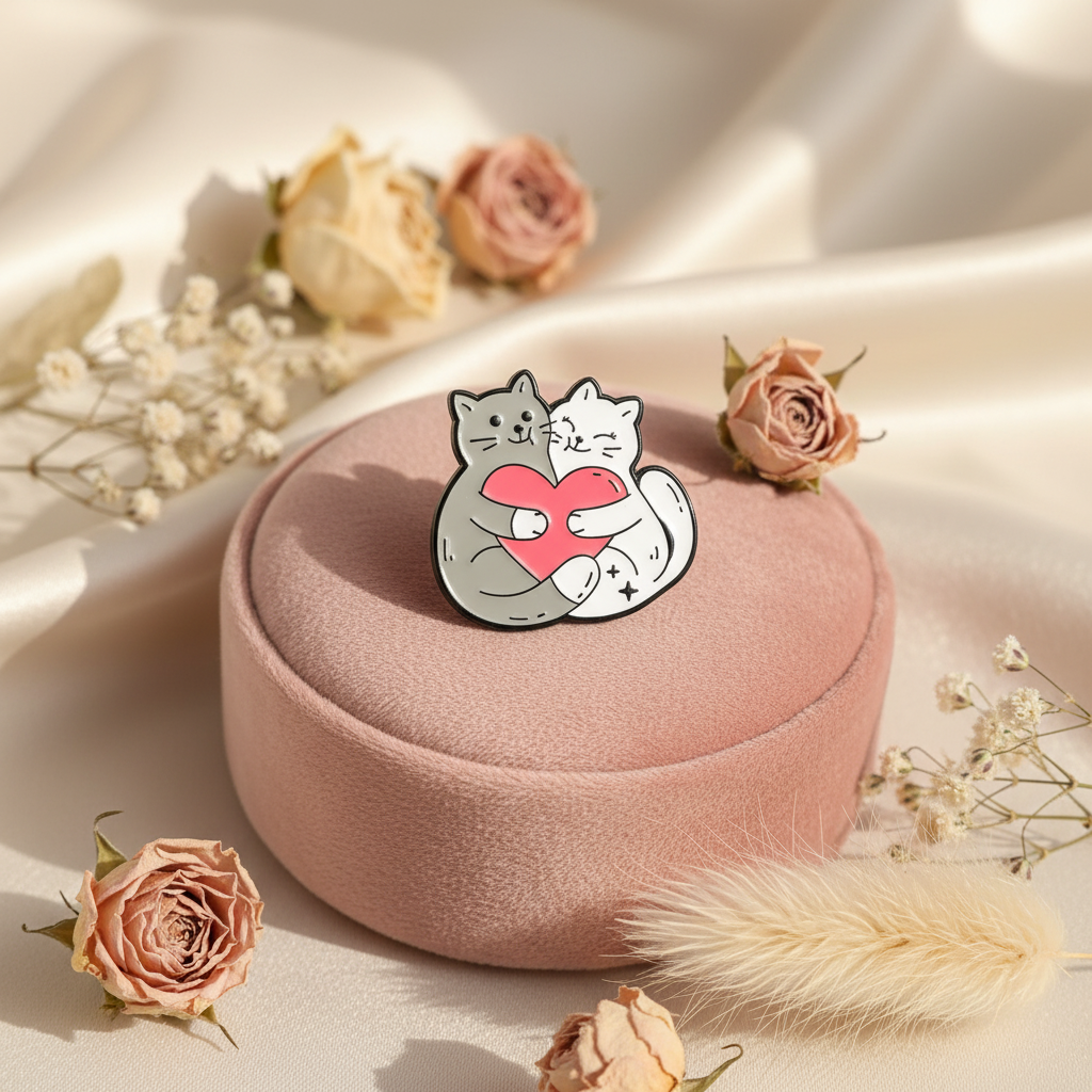 Cats in Love Pins