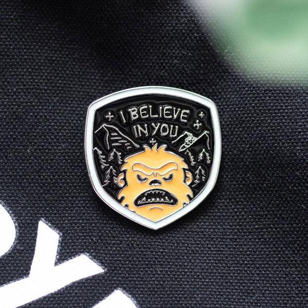 Bigfoot Enamel Pin