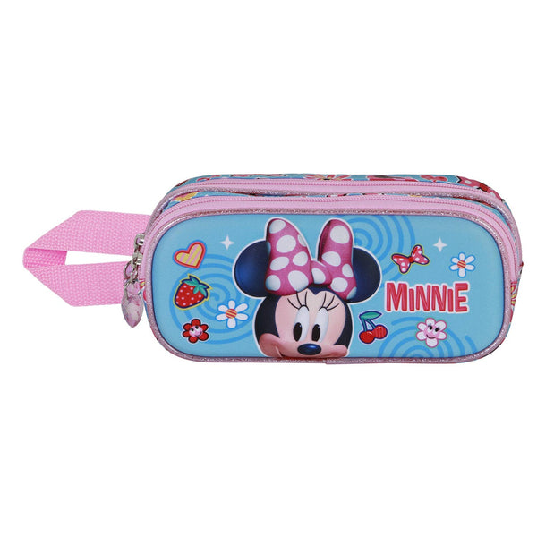 Disney Minnie Mouse Happiness-3D Double Pencil Case