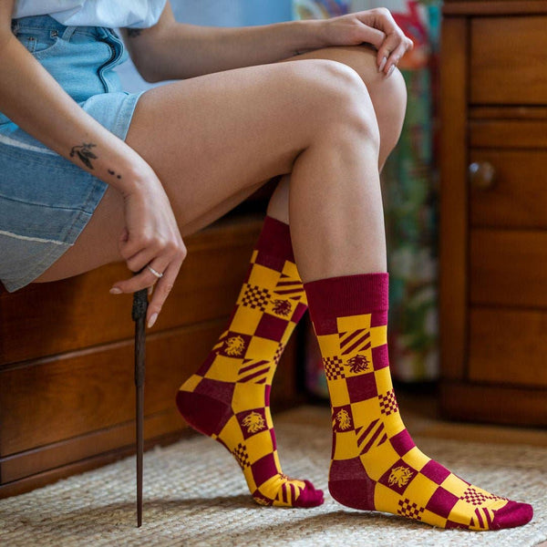 "Griffi" checkered socks