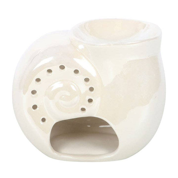 Mother-of-pearl shell oil burner