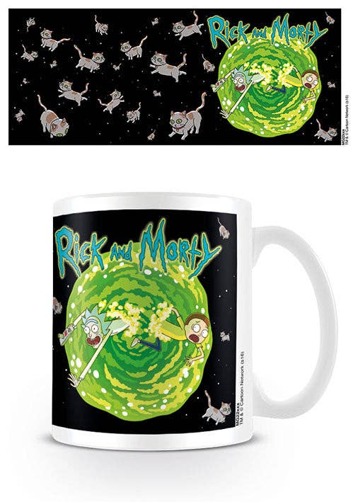 Rick and Morty Mug - Floating Cat Dimension